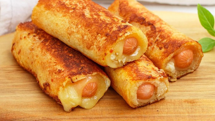 Resep Sandwich Gulung Keju Sosis, Camilan Praktis dan Lezat